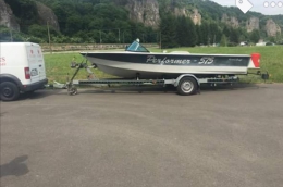 Bateau record craft 575 performer 450cv